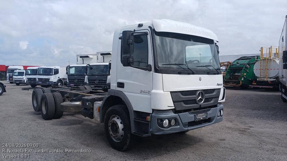 MERCEDES BENZ ATEGO 2430 CABINE ESTENDIDA