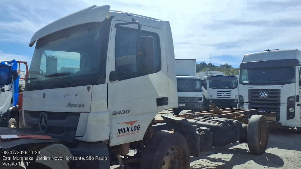 MERCEDES BENZ ATEGO 2430 CABINE ESTENDIDA