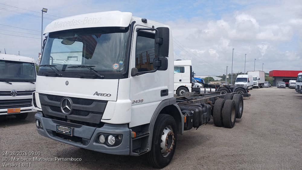 MERCEDES BENZ ATEGO 2430 CABINE ESTENDIDA