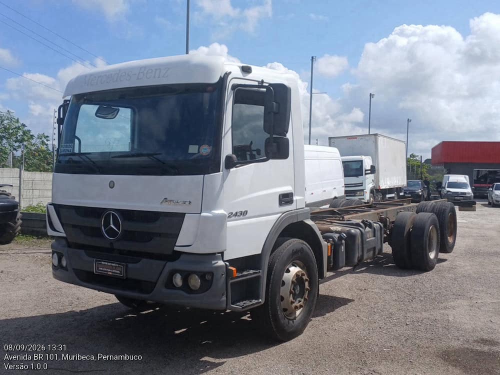 MERCEDES-BENZ ATEGO 2430 CABINE ESTENDIDA