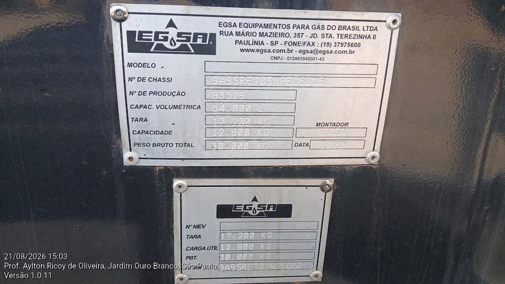 EGSA SR TANQUE GNL/GLP