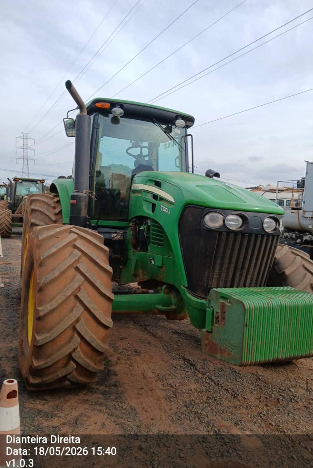 JOHN DEERE TRATOR AGRICOLA JOHN DEERE 7230J