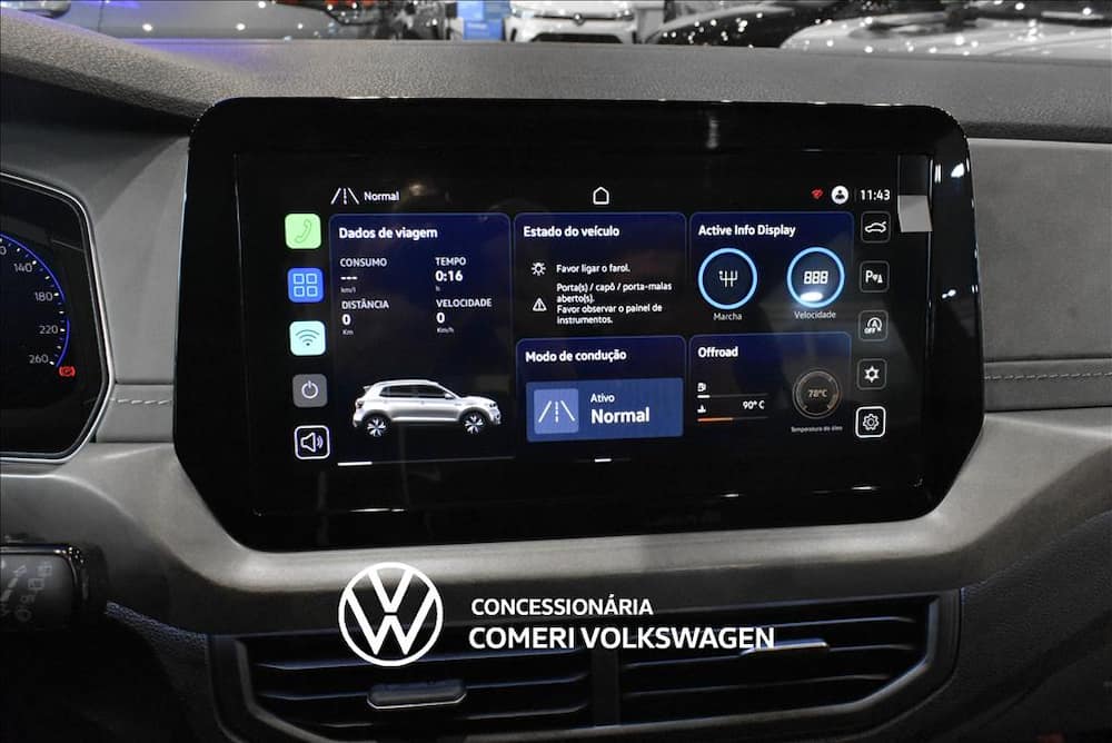 2027 VOLKSWAGEN T-CROSS 1.0 200 TSI TOTAL FLEX COMFORTLINE AUTOMÁTICO
