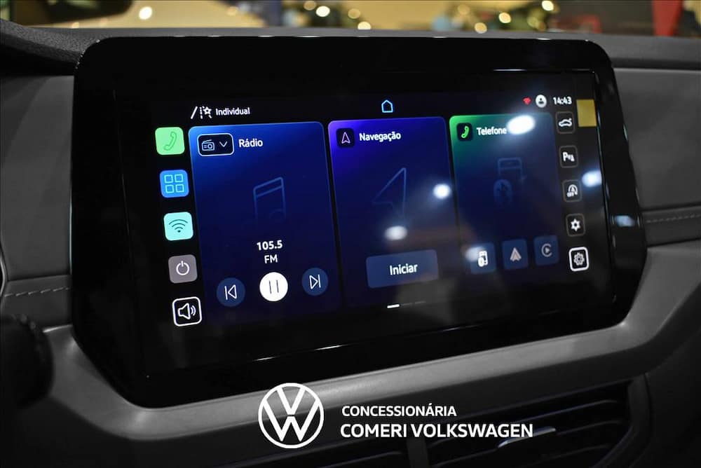 2027 VOLKSWAGEN T-CROSS 1.0 200 TSI TOTAL FLEX COMFORTLINE AUTOMÁTICO