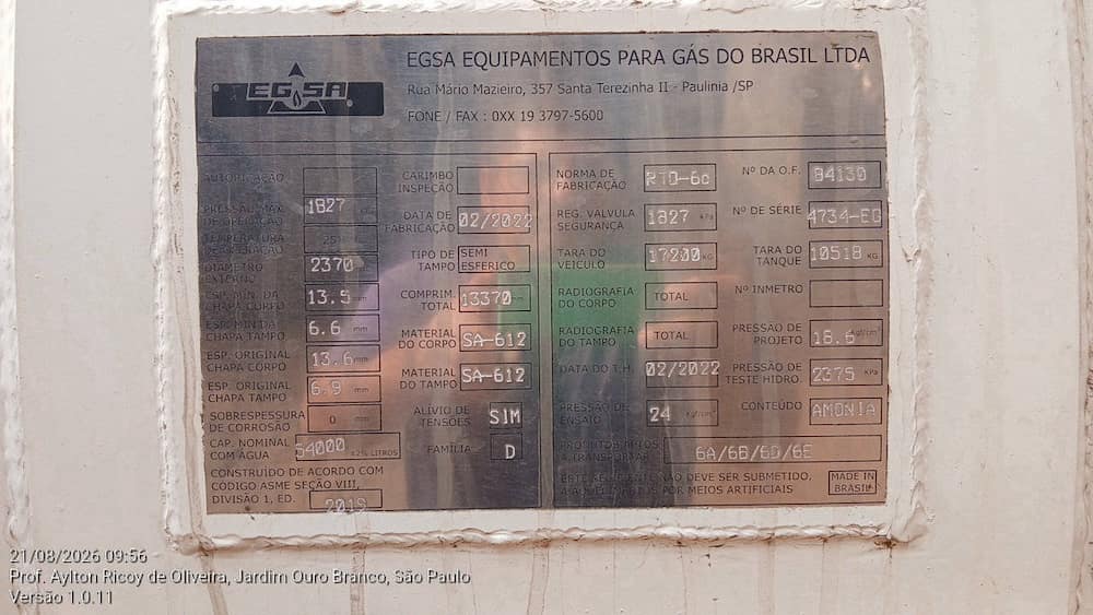 EGSA SR TANQUE GNL/GLP