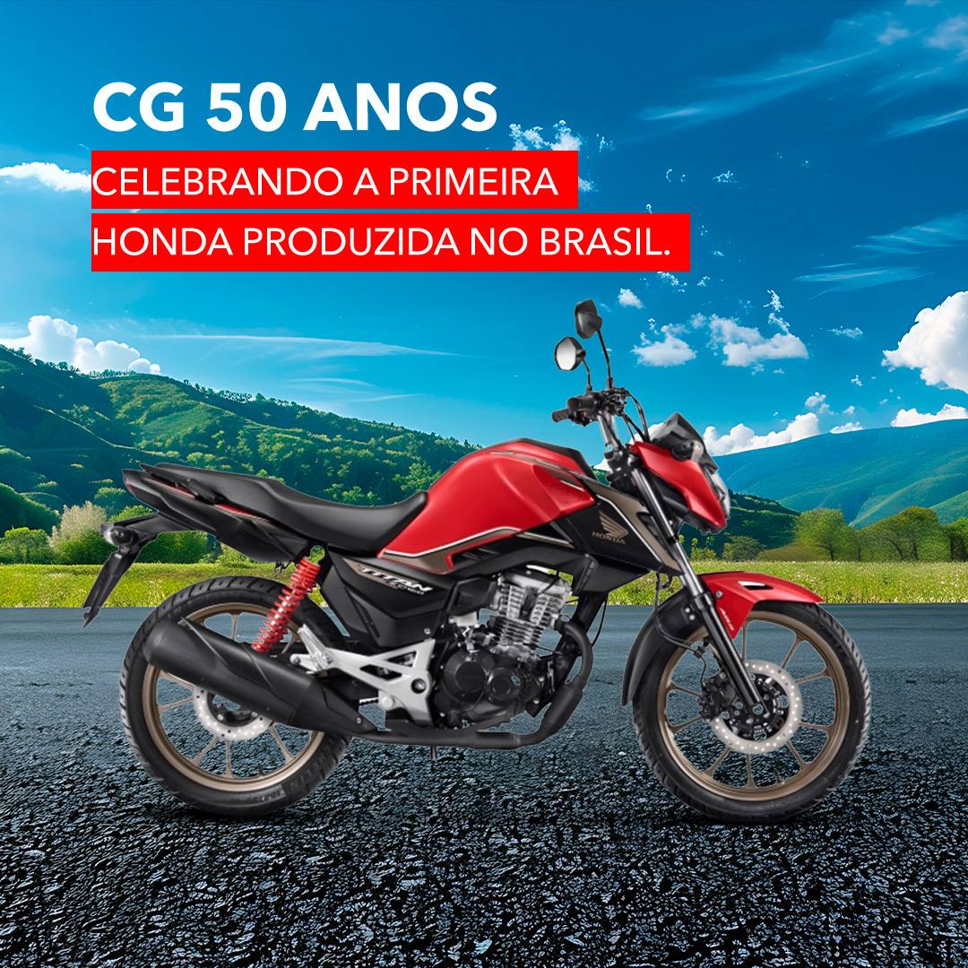 Honda CG 50 anos
