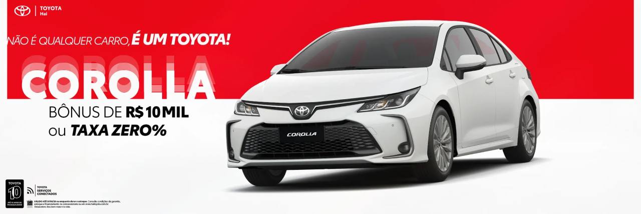 Toyota Corolla alcança a histórica marca de 50 milhões de unidades vendidas no mundo