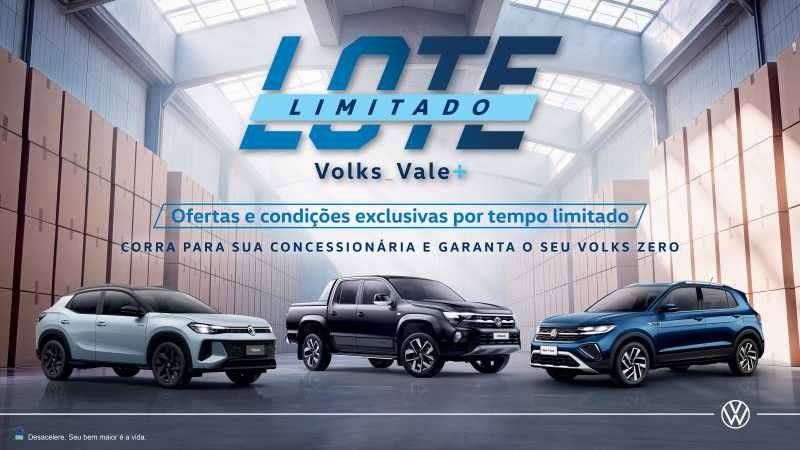 Lote Limitado VolksVale+: Mol Volkswagen prepara condições especiais em modelos selecionados
